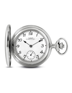 QUARZO DOPPIA CASSA METALLO 42MM TC 104