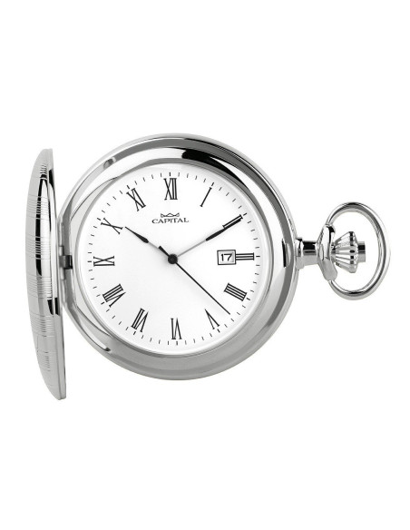 QUARZO DOPPIA CASSA METALLO CON FONDO LAVORATO 48MM TX 135